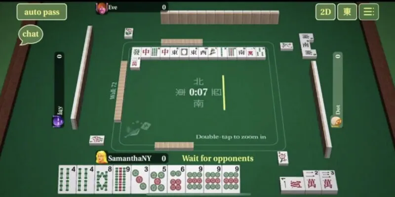 Anh em bốc quân bài và đánh theo quy tắc của trò chơi