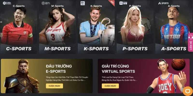 Cá cược thể thao và Esport Nbet