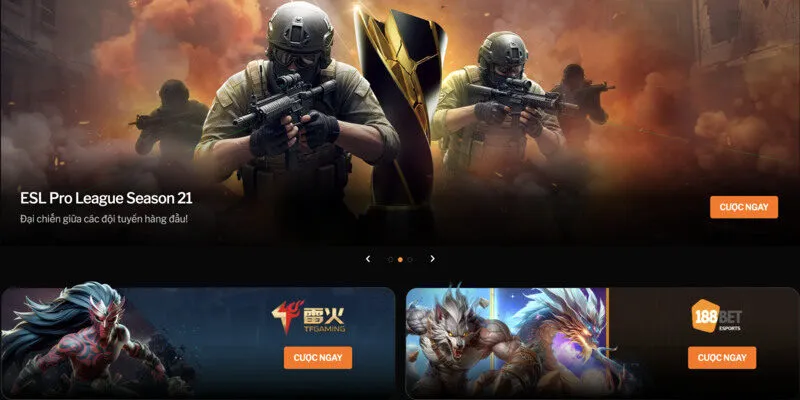 Thể thao điện tử thu hút đông đảo khách hàng